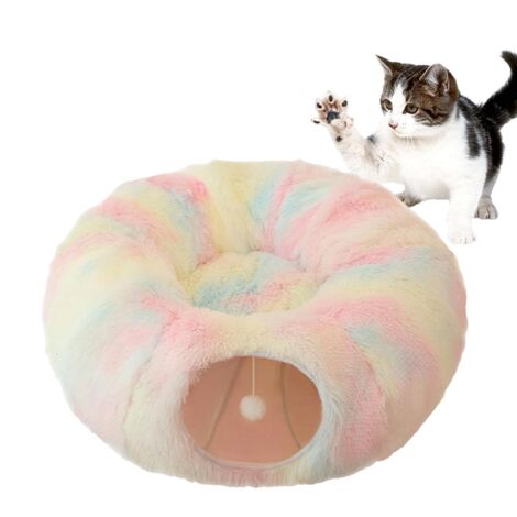 Tunnel pour Chat Lits pour Chats dintrieur Donut Tunnel