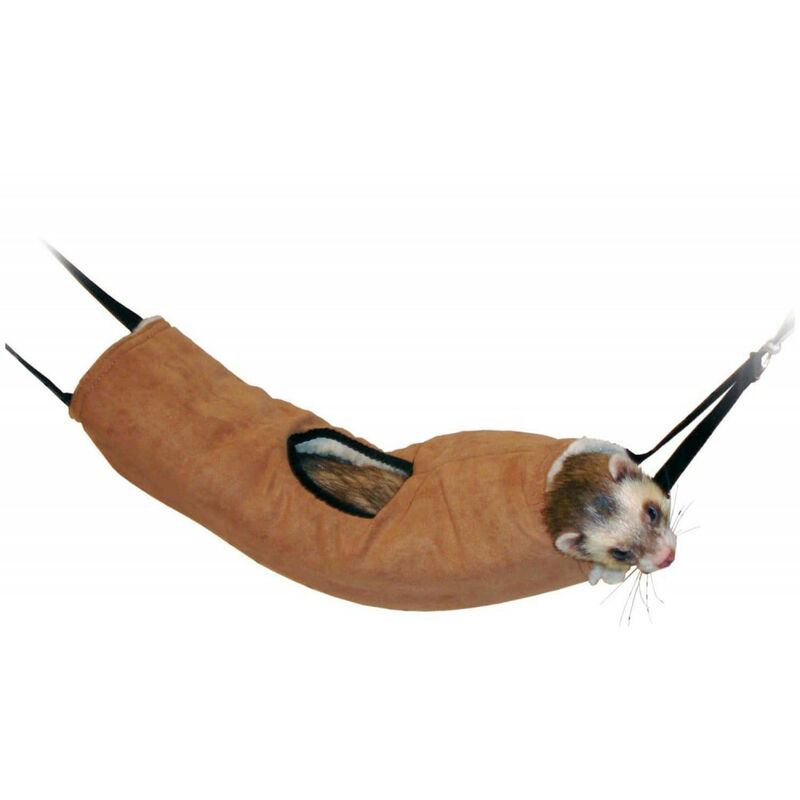 Flamingo Pet Products - Tunnel pour furet, brun , ø16 cm x 35 cm .