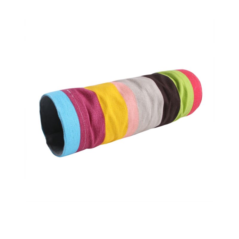 Tunnel pour Hamster Jouet Arc-en-Ciel Toile Petit Animal Tube Jouet Hamster Hideaway Tube Petit Tunnel De Couleur pour Animaux De