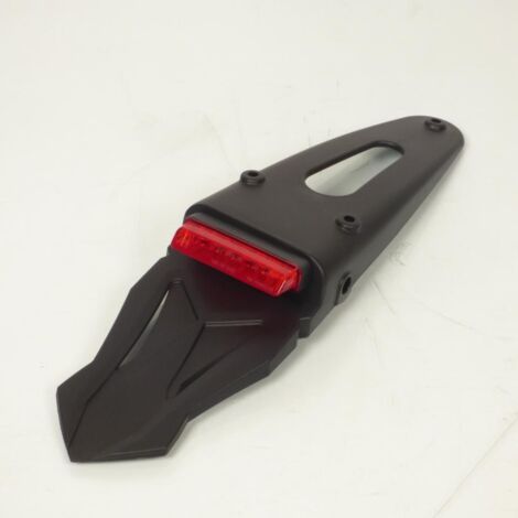 tun'r motorrad-hecklatz mit rotem led-rücklicht 12v neu