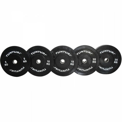 TUNTURI Disque de Musculation 10kg Noir