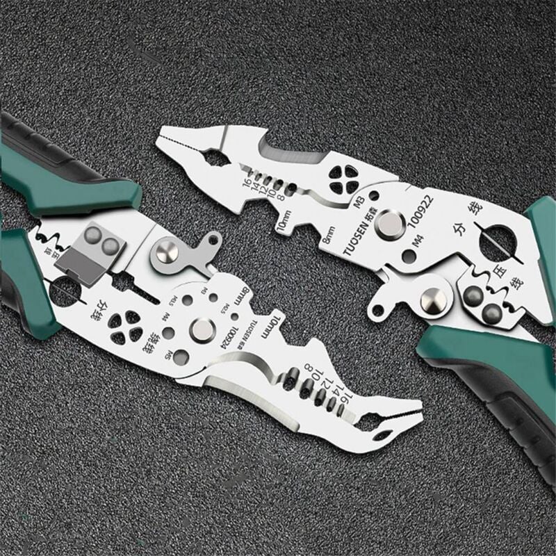 Image of Tlily - tuosen Elektriker Multifunktions-Abisolierzange, Spaltkabelmesser, Typ b