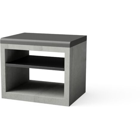 TUOZI - Module Kitaway Pure Origin pour Barbecue en Béton Préfabriqué (Gris - 84 x 63 x 63 cm) - Usage Extérieur