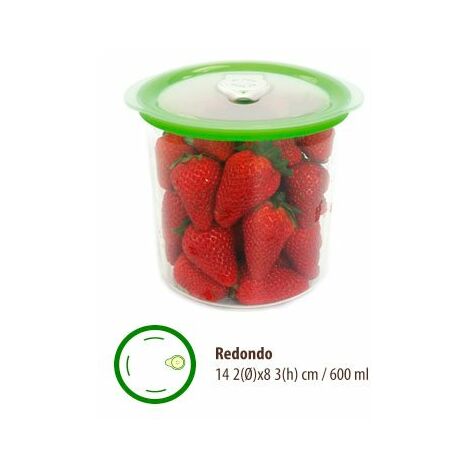 TUPPER REDONDO 600ML AURA FRESH
