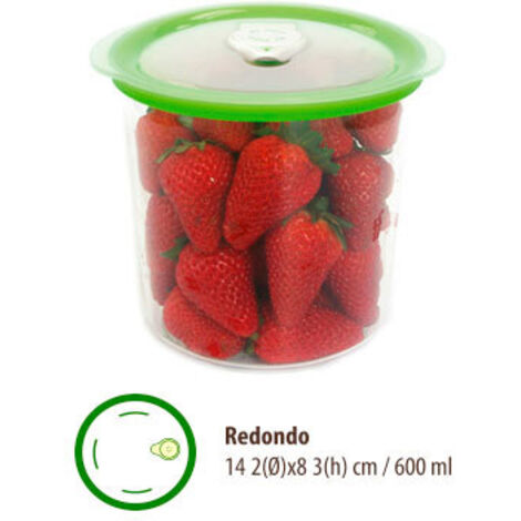 TUPPER REDONDO 600ML AURA FRESH