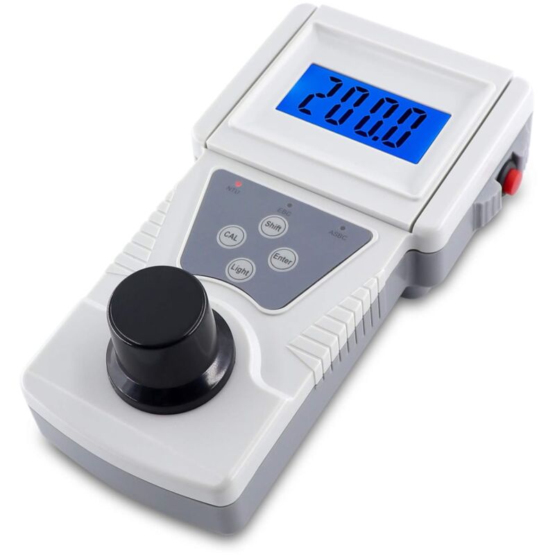 Brisunshine - Turbidimètre portable Testeur de Qualité de L'Eau pour Eau Potable, Piscine, Laboratoire, vin de brassage Plage de mesure 0-200NTU