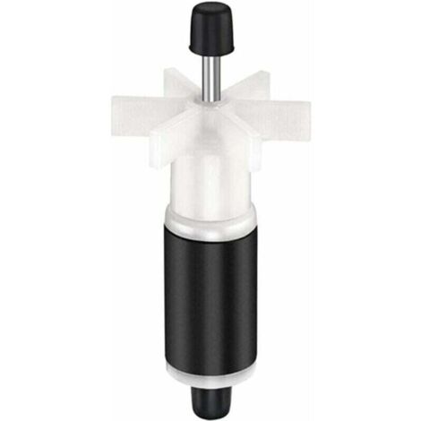 Turbine de rechange pour pompe à eau, rotor de rechange pour filtre de réservoir d'aquarium pour pompe de bassin - Noir