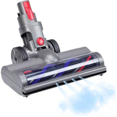 Turbo Brosse motorisée électrique compatible pour Dyson, Brosse Électrique Compatible pour Dyson V7 V8 V10 V11 V15 Entraînement Direct Brosse Turbo avec 4 Lumières LED