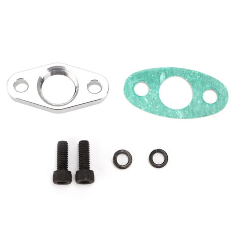 Turbo-Ölrücklauf-Flanschadapter-Kit, 1,5 Zoll Innengewinde 1/2 NPT Ersatz für Garrett GT15.