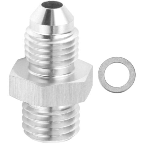 Turbo-Ölzufuhradapter, Turbo-Ölzufuhr-Ersatzteil, Aluminium-Zufuhranschluss, Turbo-Ölzufuhradapter M12x1,5 mm für Saab.