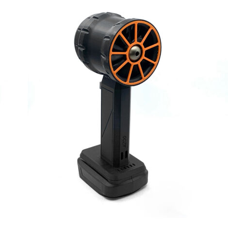 Turbofan canalisé 64 mm, moteur sans balais, ventilateur à jet, poussée de 2 200 g, lave-auto, souffleur de poussière compatible avec les batteries Dewalt/Makita/Milwaukee 18 V/21 V en option