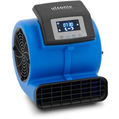 ULSONIX Turboventilatore - LCD - 3 livelli - Timer Deumidificatore elettrico professionale Essiccatore per costruzioni edili