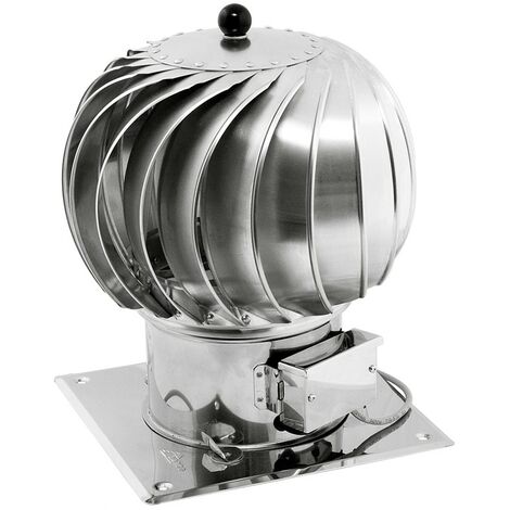 TURBOWENT PLUS hybride Ø300- Ø 350 Base carré - Diametre (mm): 300 - Matériaux: Turbine en aluminium