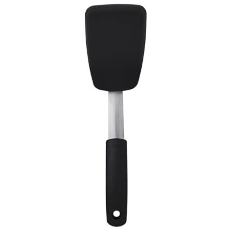 Turner En Silicone Flexible - Tête Souple Pour Aliments Délicats - Résistant À La Chaleur - Convient Aux Poêles Antiadhésives - 1 Pièce