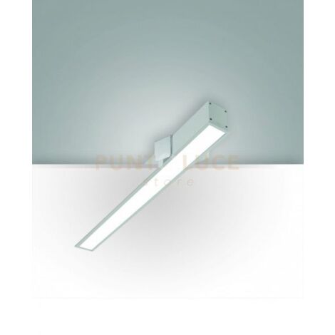 TURNER INCASSO ALLUMINIO 29W 4000K 3570LM OPALE IP40 100CM DIMMERABILE DALI
