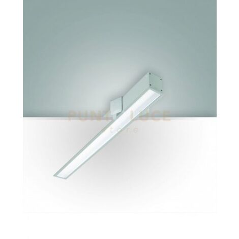 TURNER INCASSO ALLUMINIO 29W 4000K 3570LM PRISMATIC IP40 100CM DIMMERABILE DALI
