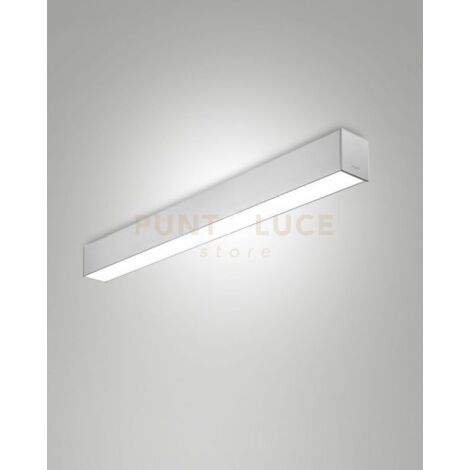 TURNER PLAFONIERA ALLUMINIO A LED 29W 3000K 3470LM OPALE IP40 100CM