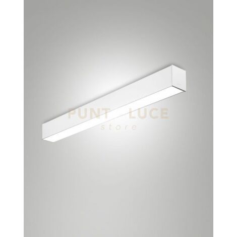 TURNER PLAFONIERA BIANCO A LED 29W 4000K 3570LM OPALE IP40 100CM DIMMERABILE DALI