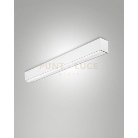 TURNER PLAFONIERA BIANCO A LED 29W 4000K 3570LM PRISMATIC IP40 100CM