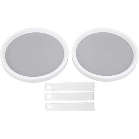 Turntable Spice Organizer Stable Structure Double Layer 25cm Dia 360 Deg Rotating Space Saving Rack Spinner for Kitchen