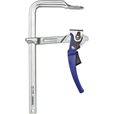 TURNUS 472-050 - Vis de serrage à action rapide poignée type levier 500x120 mm Rail 25x12 mm