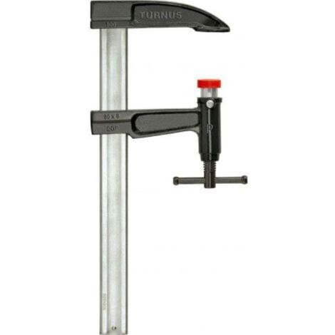 TURNUS 497-200 TORNILLO DE APRIETE CON ÉMBOLO MANGO EN T 2000X140 MM RIEL 35X9 MM