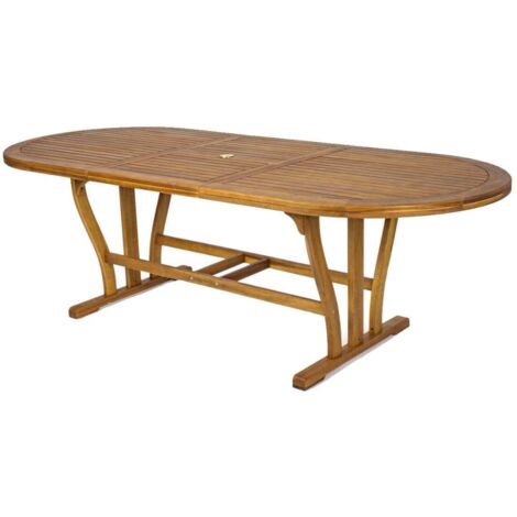 TURRIS - set tavolo in alluminio e teak cm 180/240 x 100 x 74 h con 4 sedie e 2 poltrone Mulier