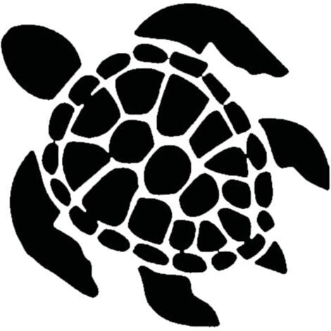 Turtle Car Body Sticker, Exterior Car Decal, Animal Stickers for Cars, Decorate Car Windows and Doors, 13 x 13 cm
