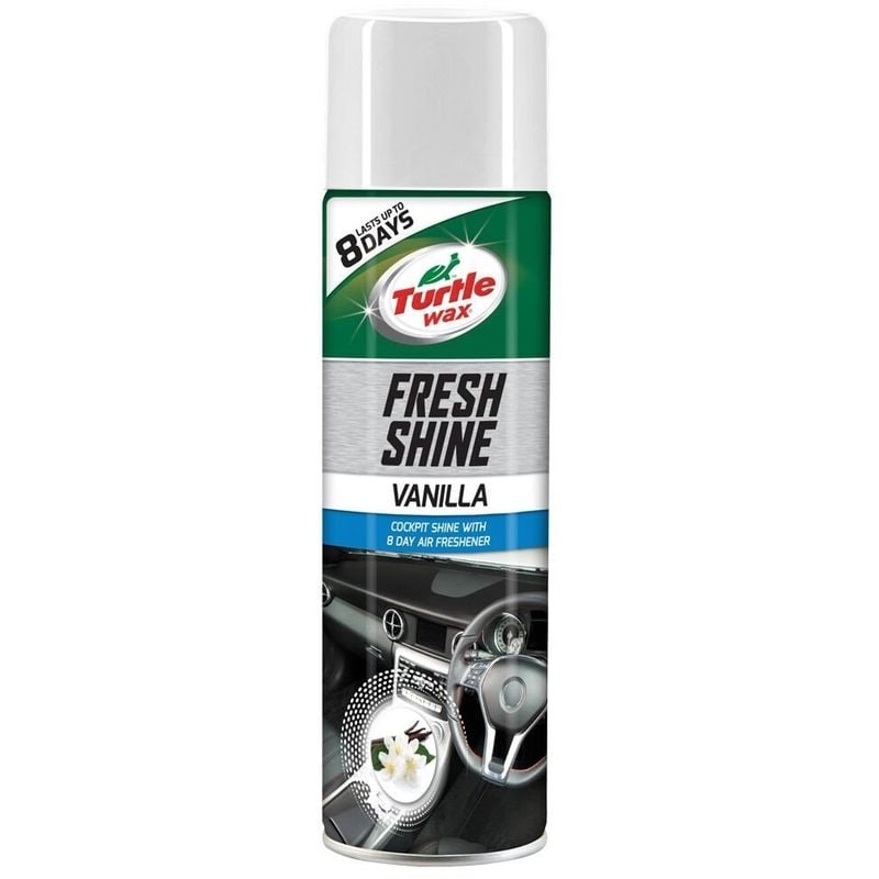 52867 fresh shine nettoyant pour voiture intïerieur et assainisseur d'air 500 ml vanille 1830714 - Turtle Wax