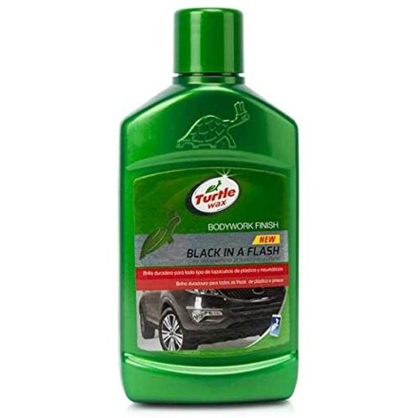 Turtle Wax TWX52812 Black in a Flash Trim and Tyre Wax 300ml