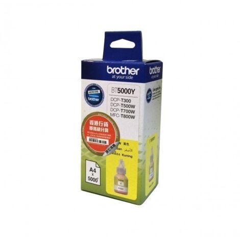 Tusz Brother BT5000Y Jaune