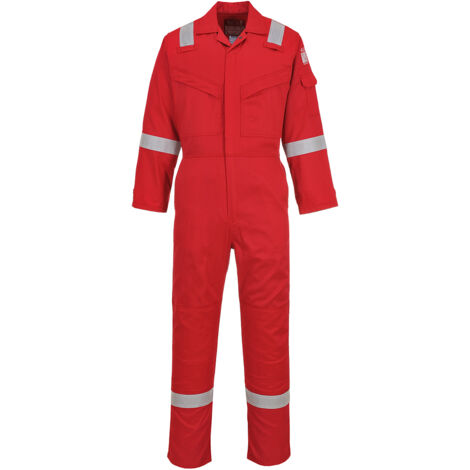 Tuta antistatica super leggera 210g Rosso XL - FR(50-52) - UK(40-41)