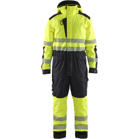 Tuta da lavoro invernale ad alta visibilità 6725 - Giallo/Nero 4XL