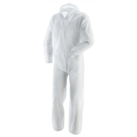 CAPALDO TUTA DA LAVORO MONOUSO COLORE BIANCO TG.XL 40GR.