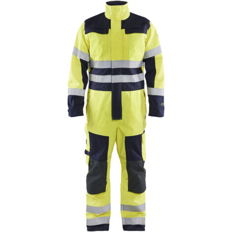 Tuta da lavoro multinorme 6378 - Giallo fluorescente/Navy 48L