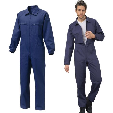 Tuta Intera da Lavoro Blue Siggi Labor con Zip Blue S
