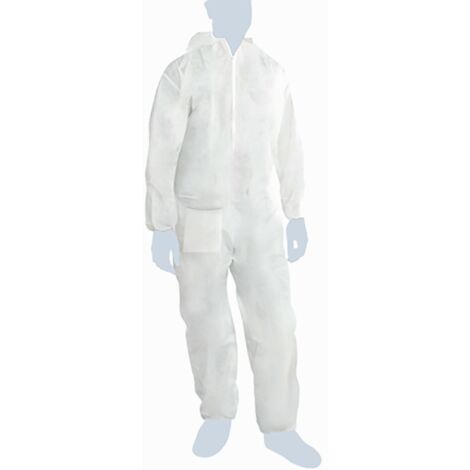 TUTA MONOUSO PLP BIANCA TAGLIA XXL SET 5 PEZZI - FAB