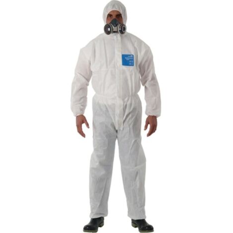 Tuta protettiva AlphaTec® 1500 Plus Gr.M bianca PSA III