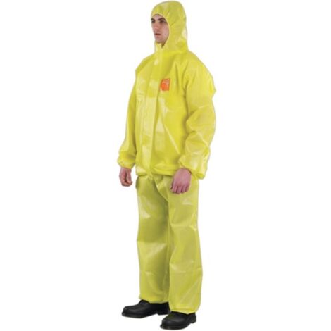 Tuta protettiva AlphaTec® 3000 Taglia XXXL gialla PSA III MICROCHEM