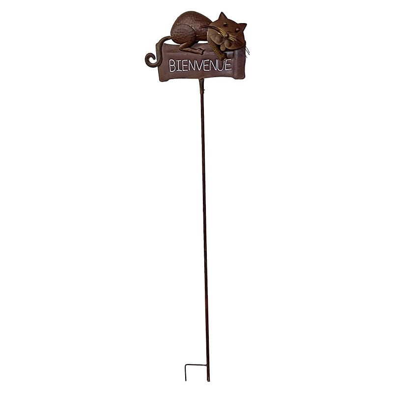La Grande Prairie - Tuteur chat bienvenue 32x8x131cm