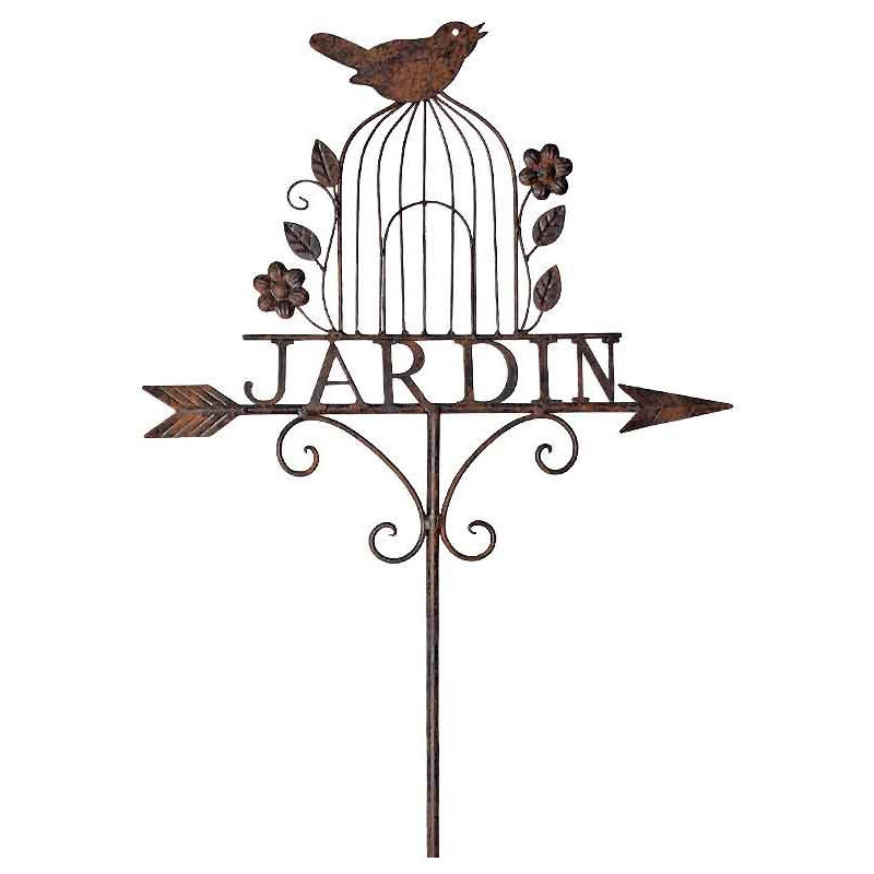 La Grande Prairie - Tuteur Jardin fer marron 48x147cm