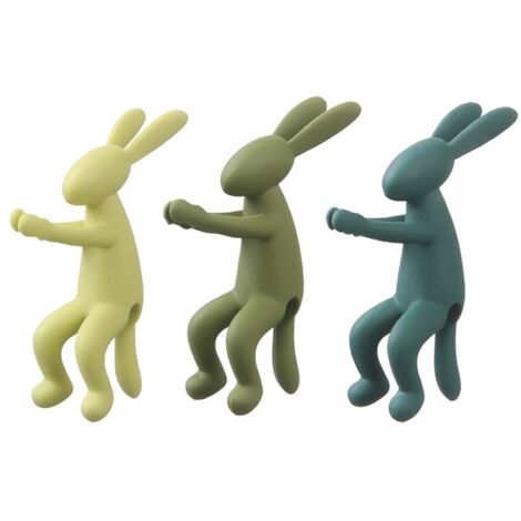 Tuteur de jardin en forme de lapin, support pour plantes, outil de jardinage en plastique sûr