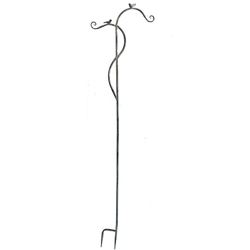 La Grande Prairie - Tuteur double potence patiné 44x07x185 cm