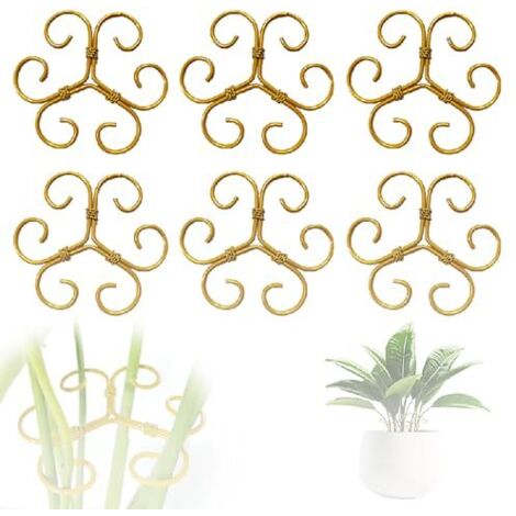 Tuteur empilable en fibre naturelle pour la croissance verticale, support extensible pour les plantes grimpantes d'intérieur et les racines aériennes, pour Monstera, Pothos et autres.