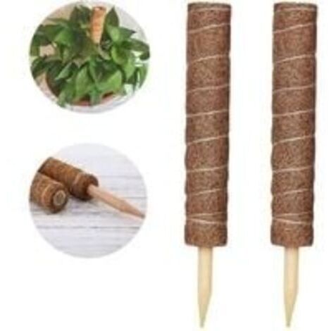 Tuteur en fibre de coco, tuteur pour plantes grimpantes de jardin, rallonge de support pour plantes
