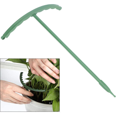 Tuteur pour Plantes et Fleurs en Pots - Arceaux Semi-Circulaires avec Supports en Plastique - 12 Kit pour Tomates, Fraises et Épinards - Matériel de Jardinage