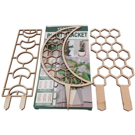 Tuteur pour plantes grimpantes, 3 pièces, piquet de support