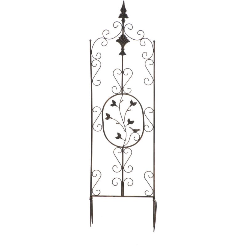 Décoshop26 - Tuteur pour plantes grimpantes hautreur 122 cm en métal bronze 100003871