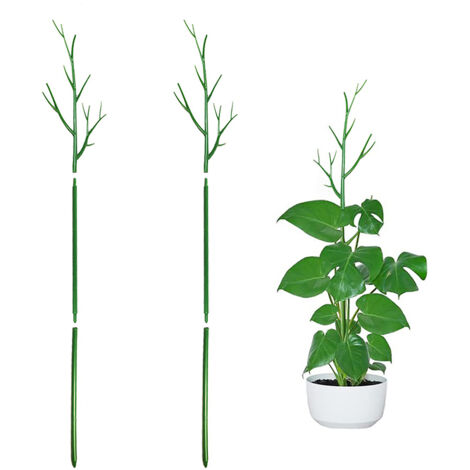 [Tuteur pour plantes] Tuteur arborescent en forme de V, 2 pôles de 100cm pour plantes grimpantes, rosiers et fleurs