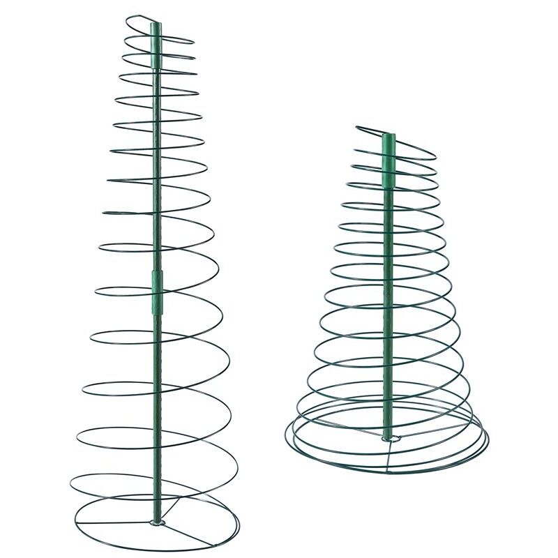 Estexo - Tuteur spirale 2x support tomates plantes grimpantes 150 cm pour serre et jardin